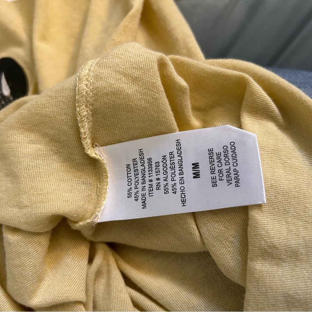 CU Colorado Buffaloes Yellow and Black Long Sleeve Tee - Picture 4 of 4